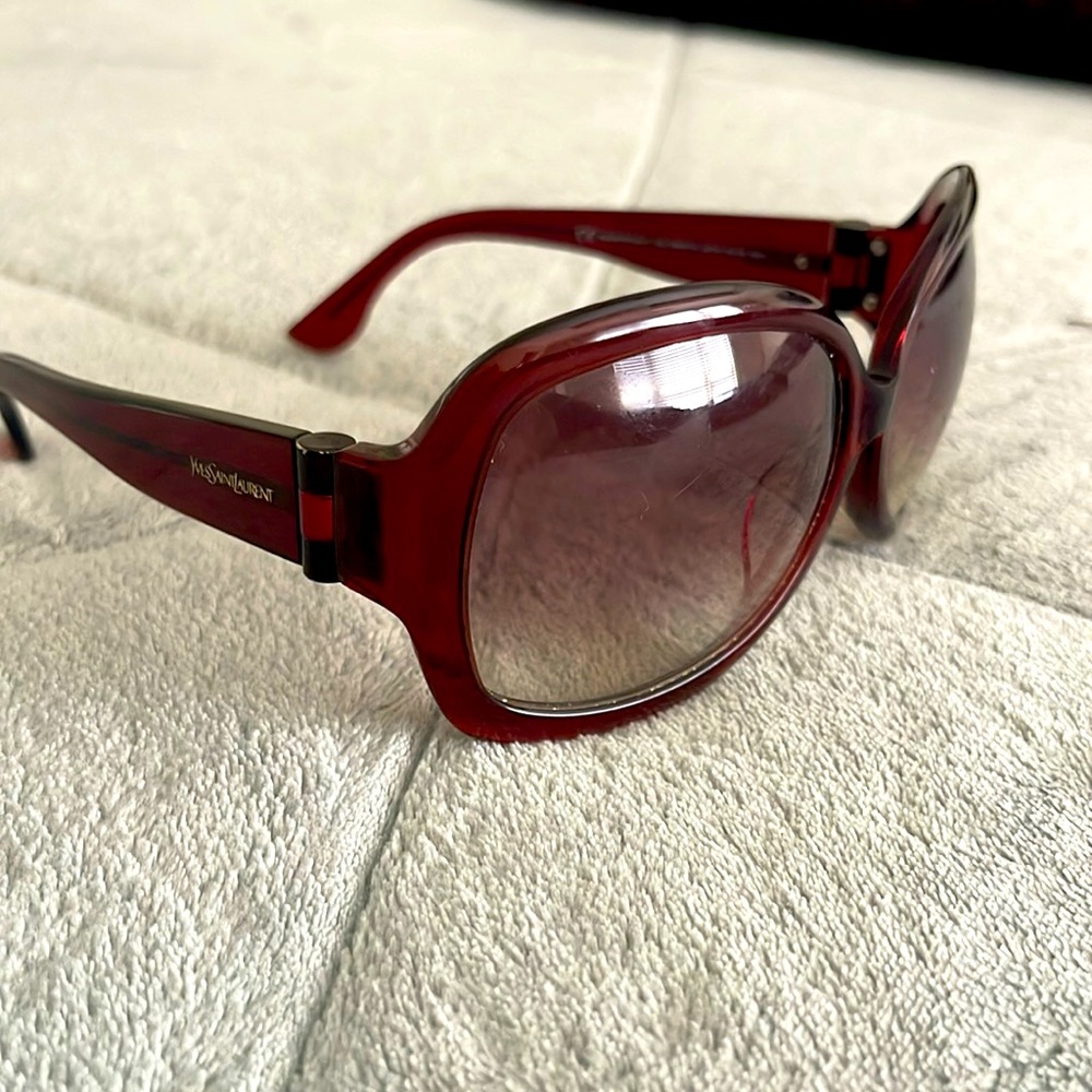 Women authentic YSL sun glasses